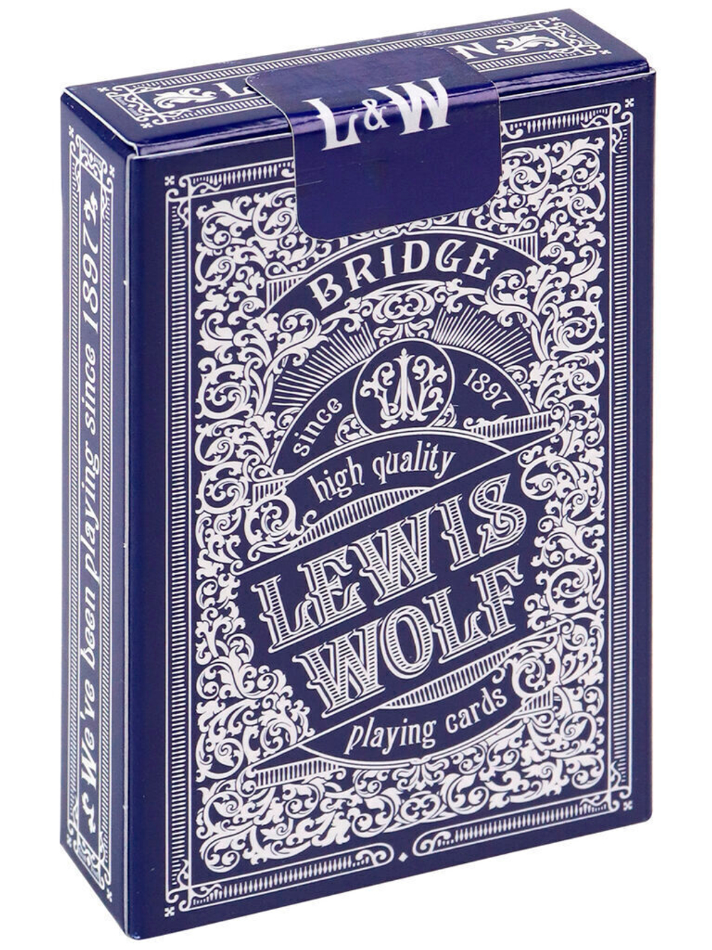 Карты игральные 54шт, "Lewis & Wolf" poker size index jumbo, 63*88 мм