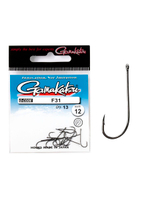 Крючки Gamakatsu F31 NEW LABEL HOOKS BLACK размер 16 (упк.13шт.)