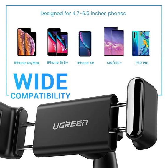 Автомобильный держатель Ugreen LP189 Phone Holder (60796) черный