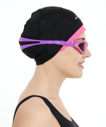 Шапочка для плавания Duplo Black/Pink, полиамид