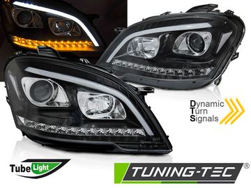 Фары передние LIGHT BLACK SEQ для MERCEDES W164 ML M-KLASA 09-11