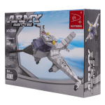 Конструктор блочный Аусини "Армия: Самолет", 168 эл. коробка