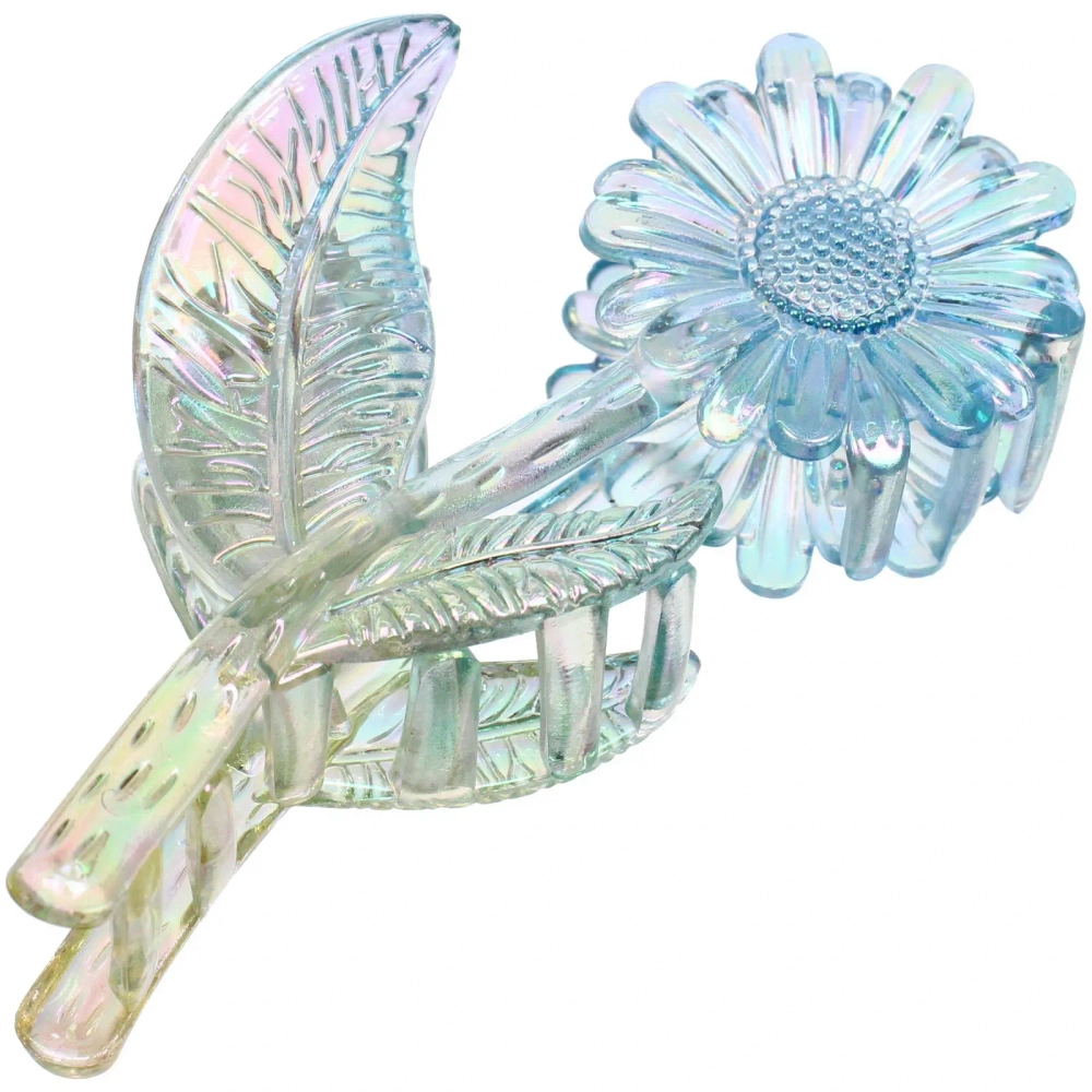 Заколка-краб для волос «Мон Пион», подсолнух, микс 6 цветов, 11см (Блистер)