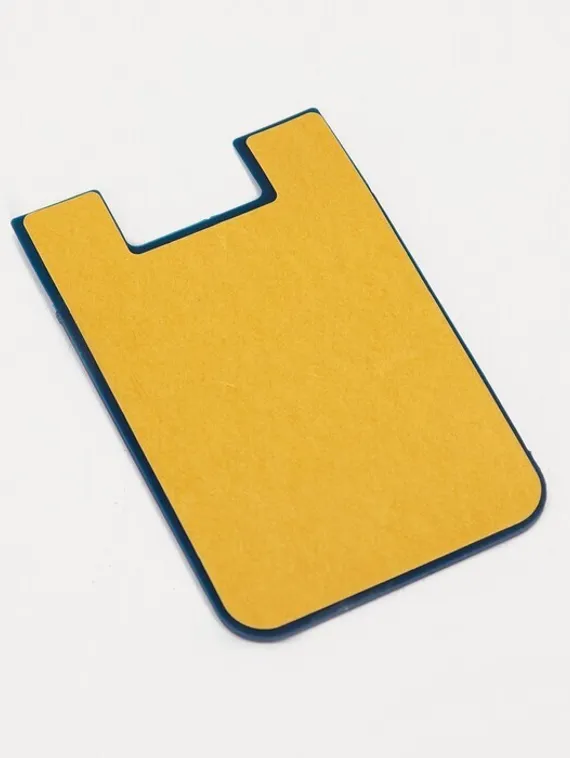 Картхолдер на телефон, силикон, цвет синий