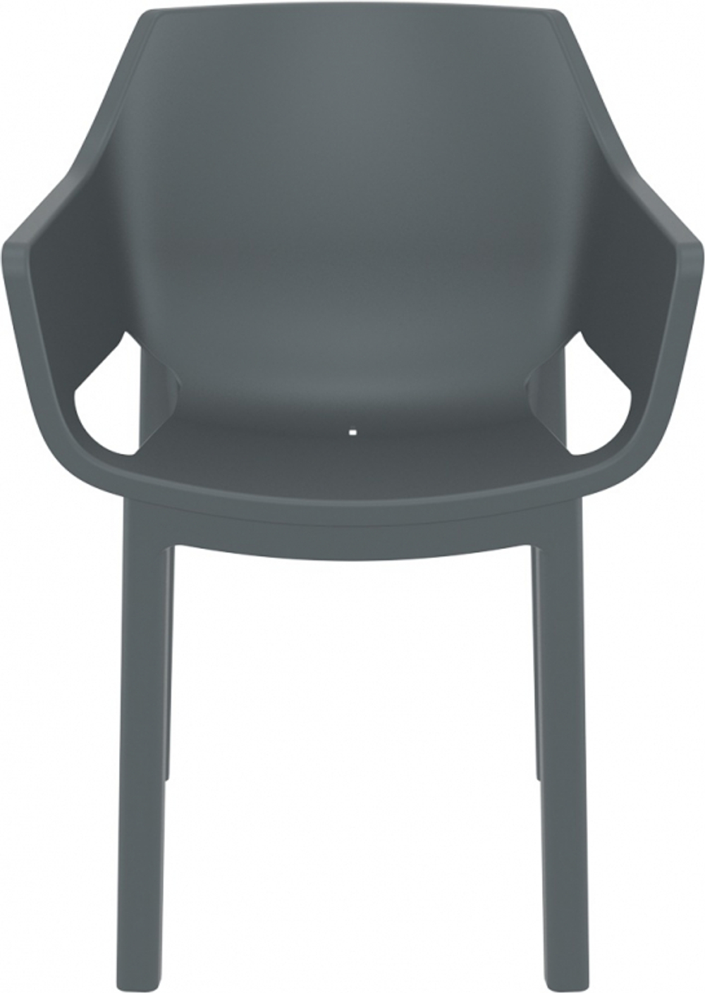 Кресло пластиковое Siesta Contract Dora, темно-серый