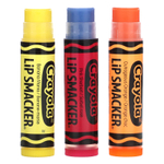 Lip Smacker, Crayola, бальзам для губ, разнообразная упаковка, 3 шт., 4 г (0,14 унции)