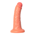 Фаллоимитатор с изогнутой головкой 20см на присоске ToyFa RealStick Caliber 983015