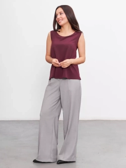 Брюки палаццо широкие классические