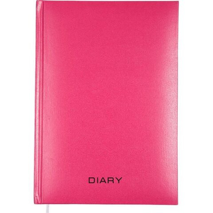 Ежедневник недат. А5 Attomex Even 272стр., розовый, тв.обл., бумвинил, ляссе, 70г/м2