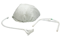 Кресло подвесное двойное Флора арт.D40-МТ006 (стойка+основание.бел.,корзн.бел.,подуш. беж. 3уп. (В))