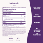 Natrol, жевательные таблетки с мелатонином, со вкусом клубники, 140 жевательных таблеток (5 мг в 1 таблетке)