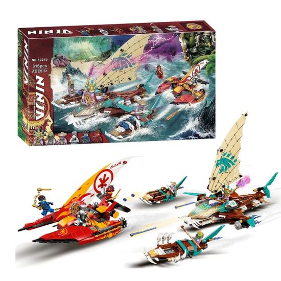 Конструктор Ninja " Морская битва на катамаране  " , 820 дет.