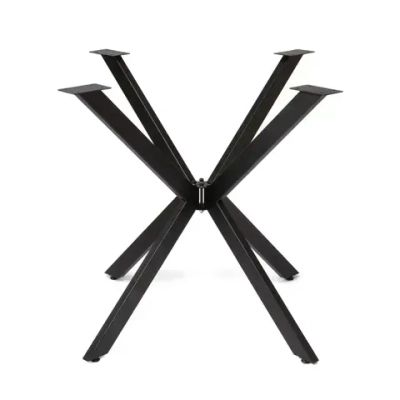 Подстолье из металла, разборное, ЁЖ, чёрное, диаметр 90 см, высота 74 см