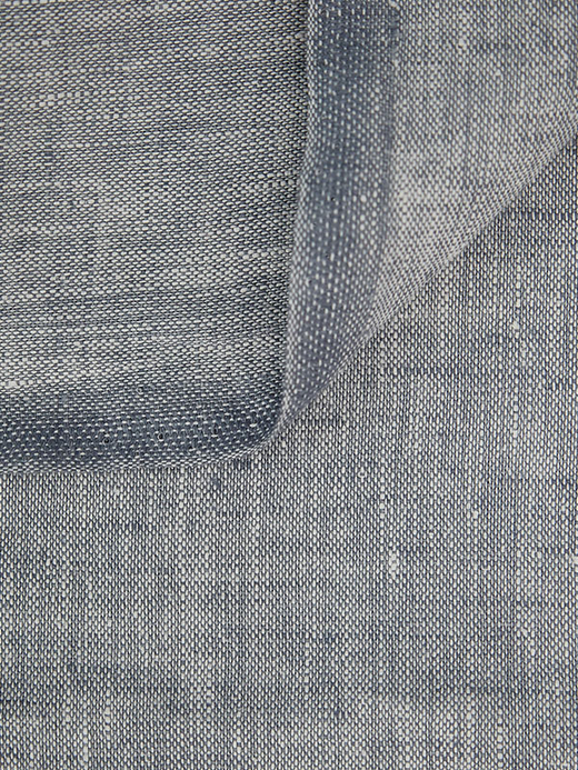 Ткань Лён костюмный, 185 гр/м2, 145 см, пр-во Беларусь, серый меланж, сорт 1