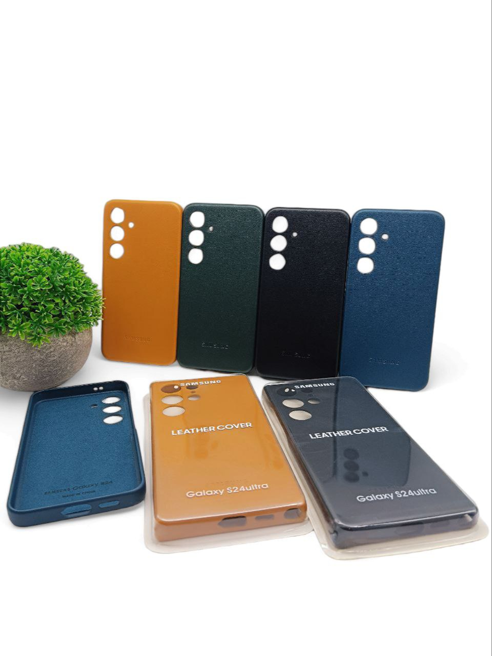 LEATHER CASE для Samsung S24 Plus