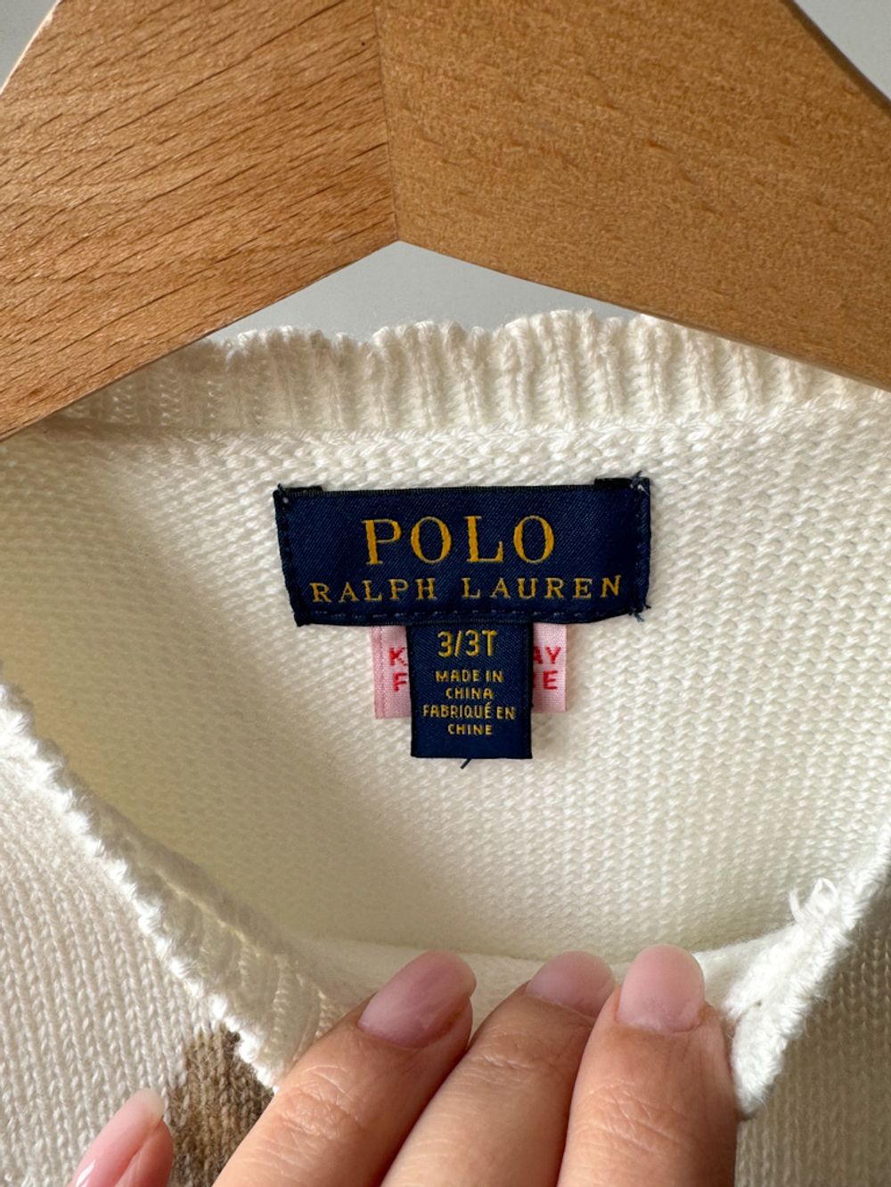 Хлопковый джемпер Polo Ralph Lauren, 98