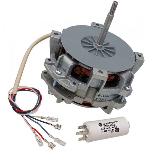 12000030567 Двигатель асинхронный конденсаторный КЕР-0,20-01, 0,20 кВт, 230 В, 2750 об/мин, 8 мкФ, пластик