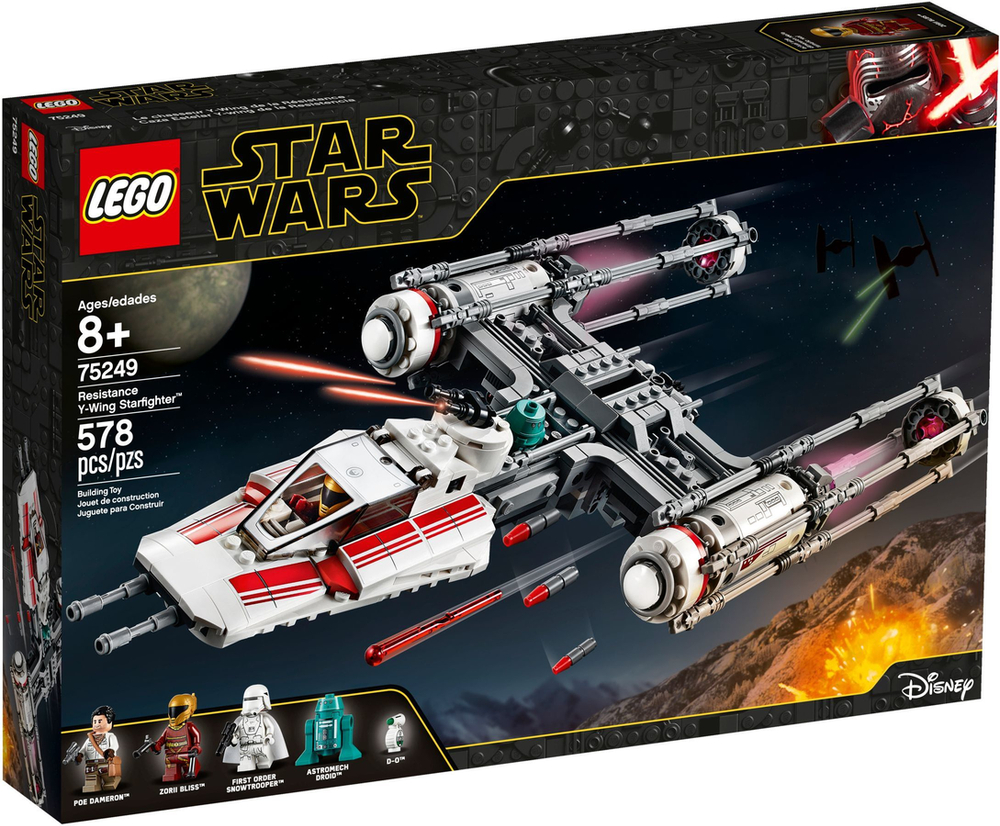 LEGO Star Wars: Звёздный истребитель Повстанцев типа Y 75249 — Resistance Y-Wing Starfighter — Лего Звездные войны Стар Ворз