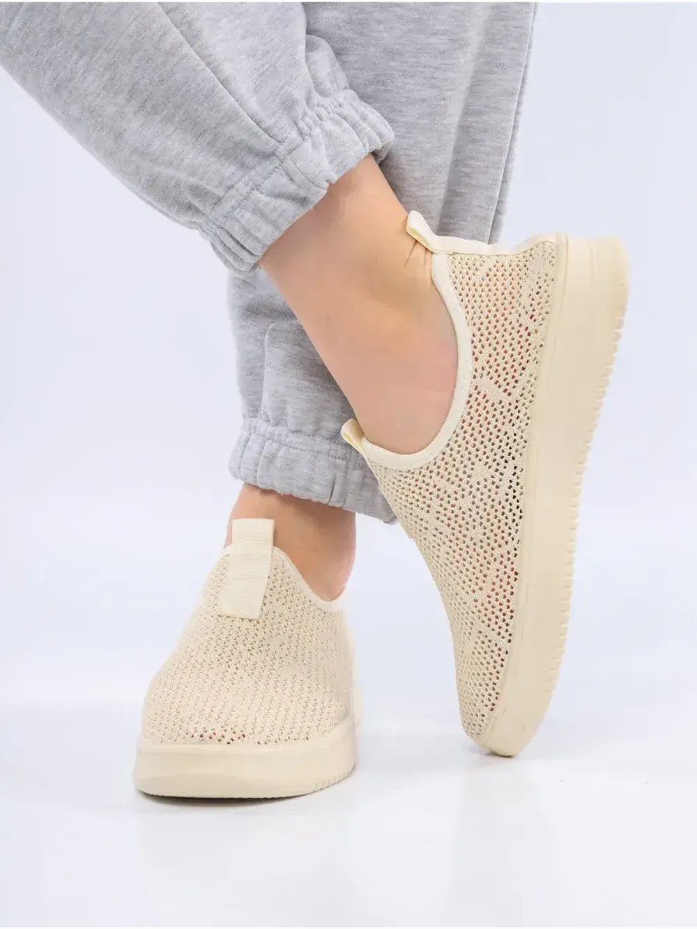 Слипоны летние текстильные