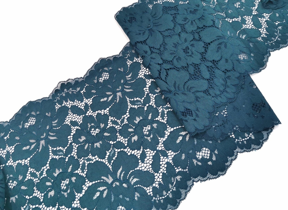 Эластичное кружево,22 см, сосна, (Арт: EK-2234), м