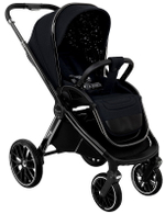 Детская коляска Pituso Mayla Lux 3 в 1 с автокреслом Baesa Black