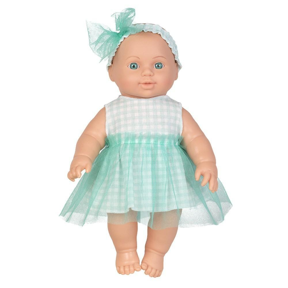Пупс Малышка в мятном платье коробка 30см. (Весна)