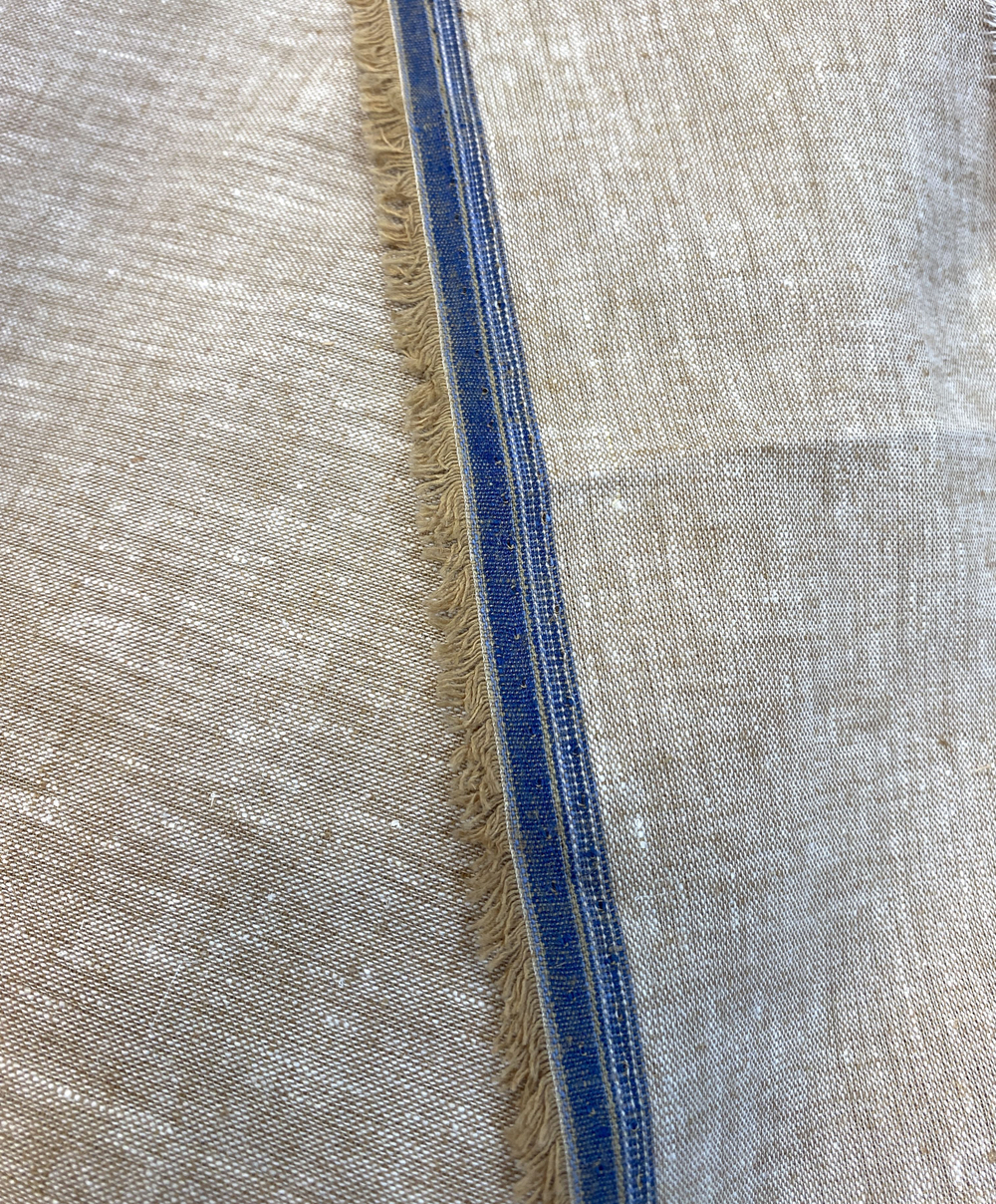 Ткань(Италия) 70% лен 30% хлопок ш-150см отрез 1,3 м