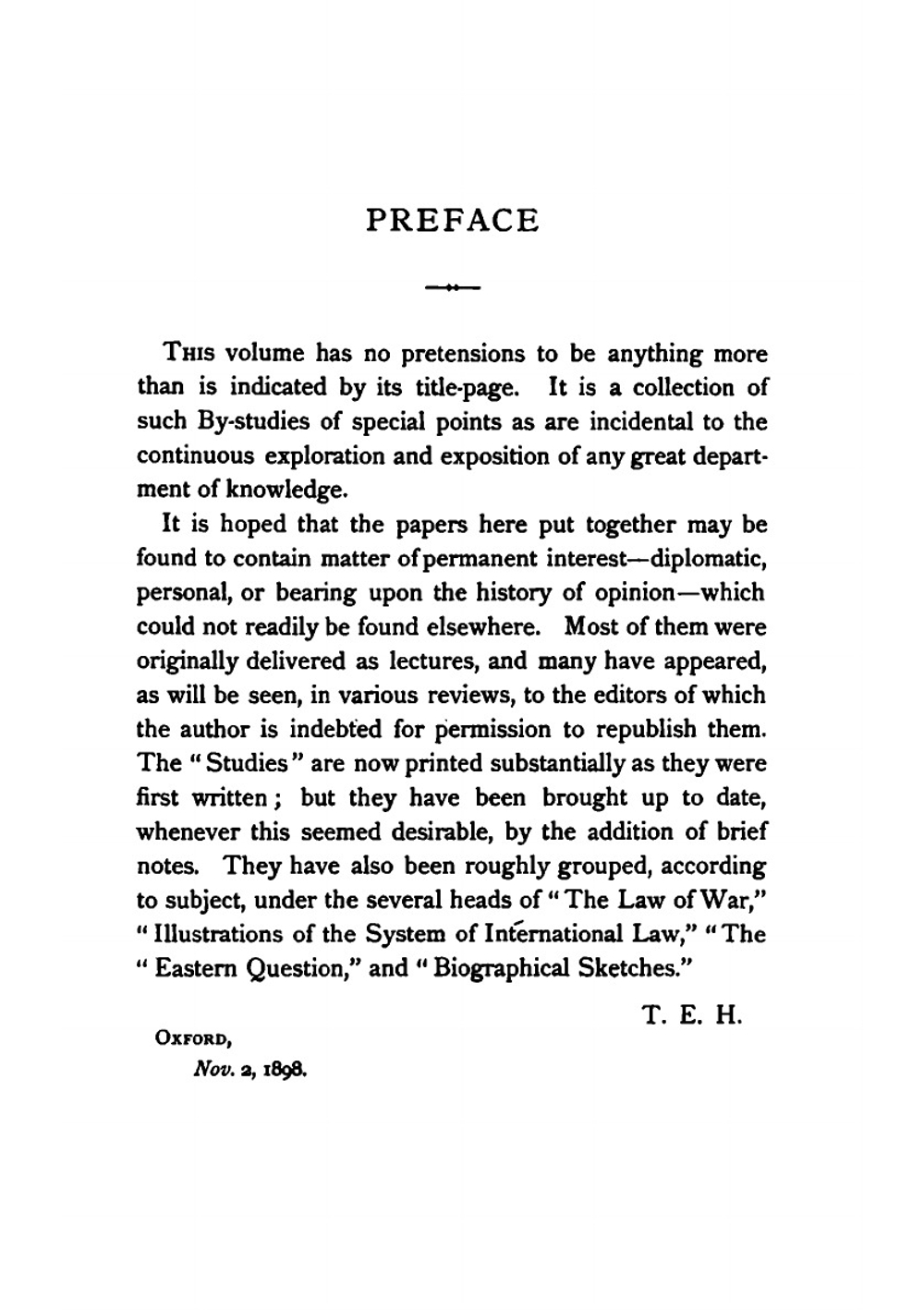 Studies in International Law | Holland Thomas Erskine