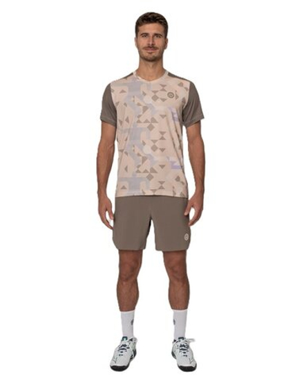 ОДЕЖДА ДЛЯ ТЕННИСА Мужская, Футболка BIDI BADU PARIS 2025 V NECK .