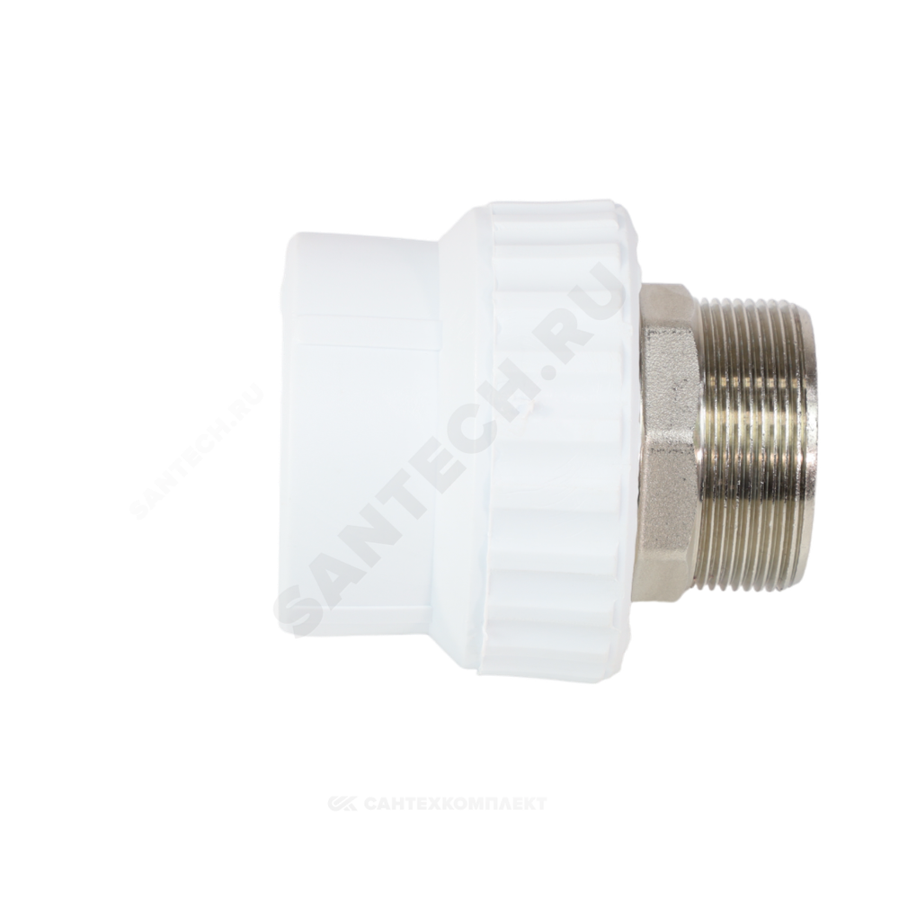 Муфта PP-R комбинированная белая Дн 32х1 1/4" НР под ключ VALFEX 10135132