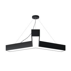 Светильник LED ЭРА Geometria SPO-143-B-40K-056 Igrek 56Вт 4000К 4500Лм IP40 900*900*80 черный подвесной