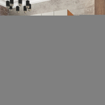 Шкаф Агератум МДФ двухсекционный с антресолью и стеллажом Лайн флай (0,27) А10029 матовая - Орех Экко 9459  190*50*260