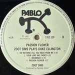 Zoot Sims Plays Duke Ellington ‎– Passion Flower (Скандинавия 1980г.)