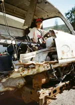 Футболка Creepy Clothing Леопард бежевая