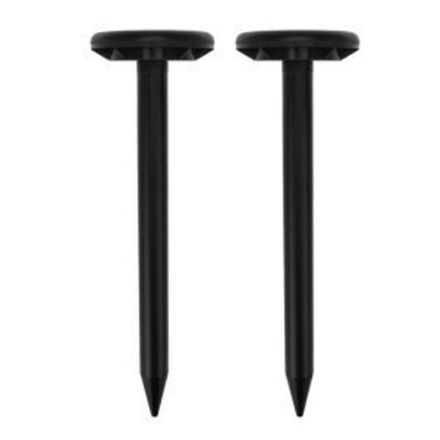 Набор ультразвуковых отпугивателей кротов (R 30м х2 черный) на солнечной батарее REXANT