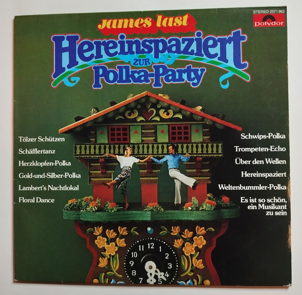 Винтажная виниловая пластинка LP James Last Hereinspaziert Zur Polka Party (Germany 1979)