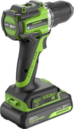 Дрель-шуруповерт аккумуляторная GREENWORKS DD560 24V, 2 АКБ 2Ач и ЗУ 3708407CUC
