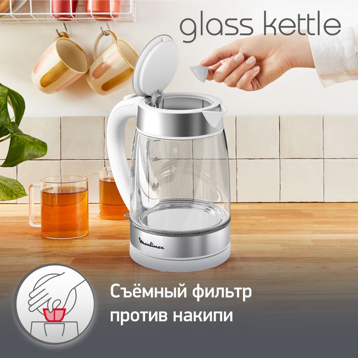 Электрочайник Moulinex Glass Kettle BY600130