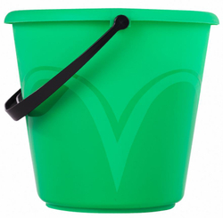 Ведро 12 л, без крышки, пластиковое, не для пищевых продуктов