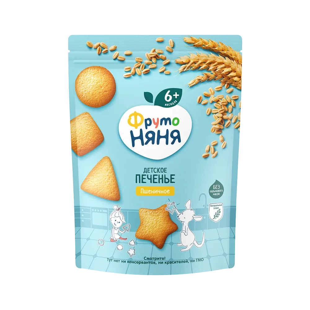 Печенье "Фруто няня" пшеничное 120гр
