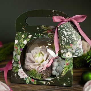 Сумочка для купола Цветочный Новый год