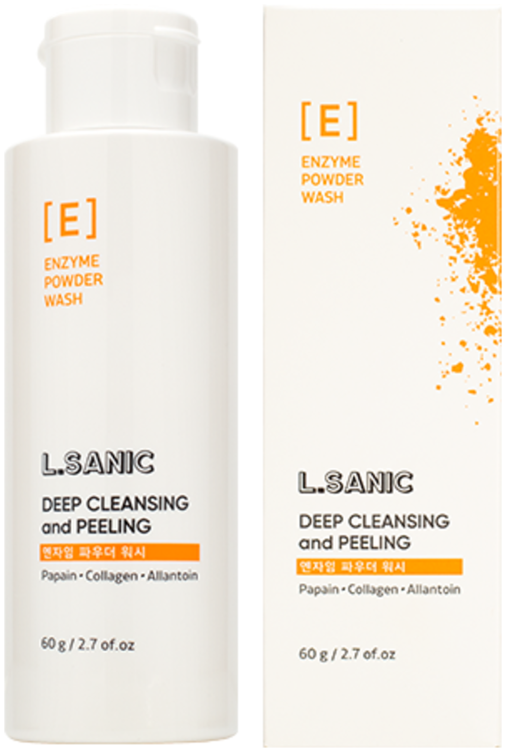 L.Sanic Энзимная пудра для глубокого очищения - Deep Cleansing and Peeling Enzyme Powder Wash, 60г