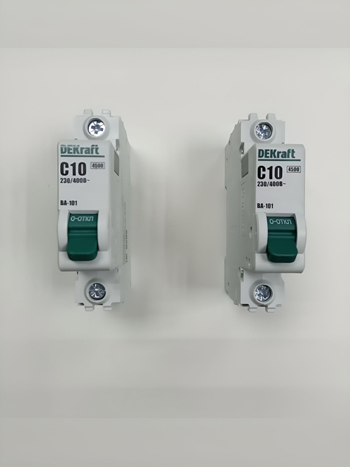 Автоматический выключатель 1-пол. 10А тип C 4,5кА серия ВА-101 DEKraft (2шт)