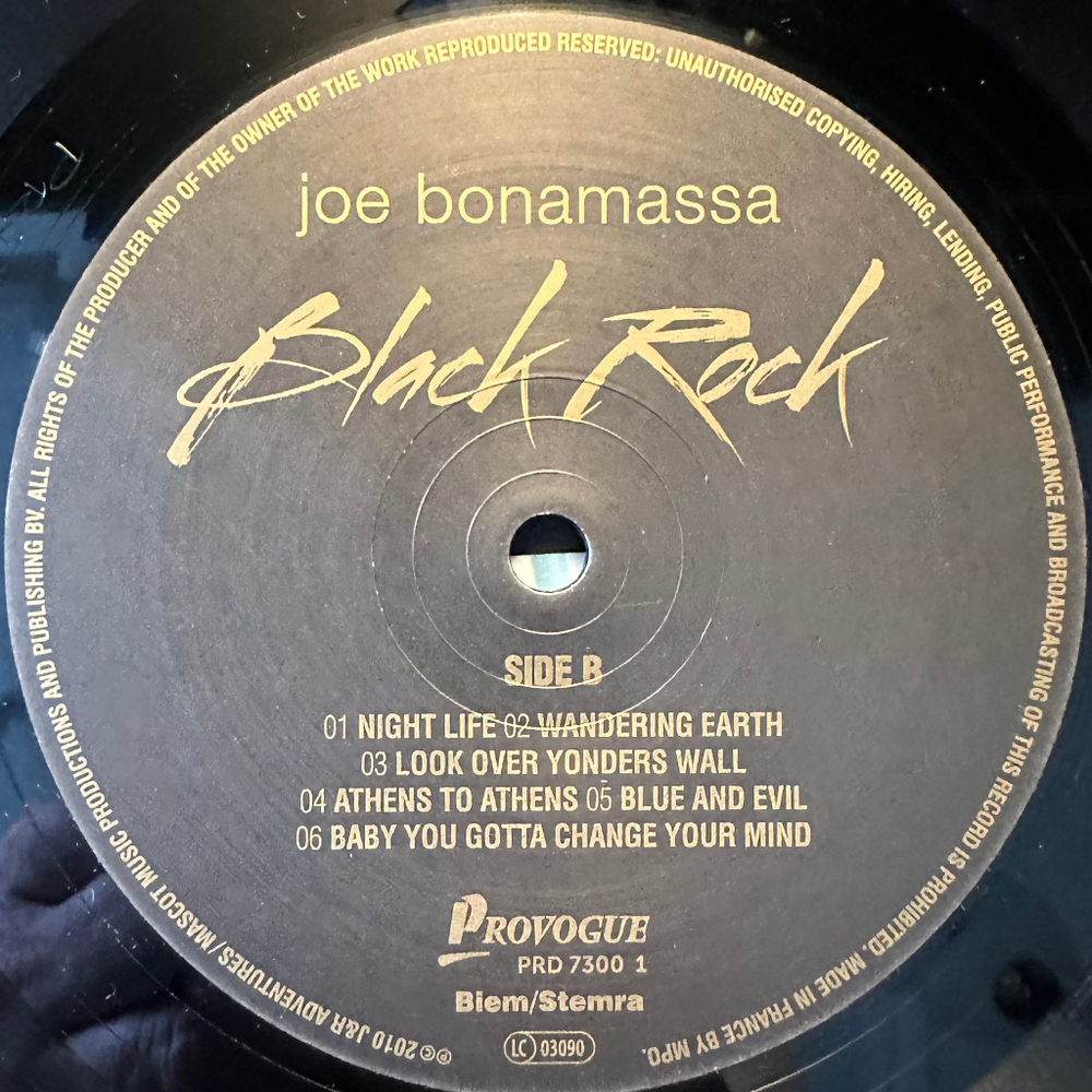 Joe Bonamassa - Black Rock (Европа 2021г.)