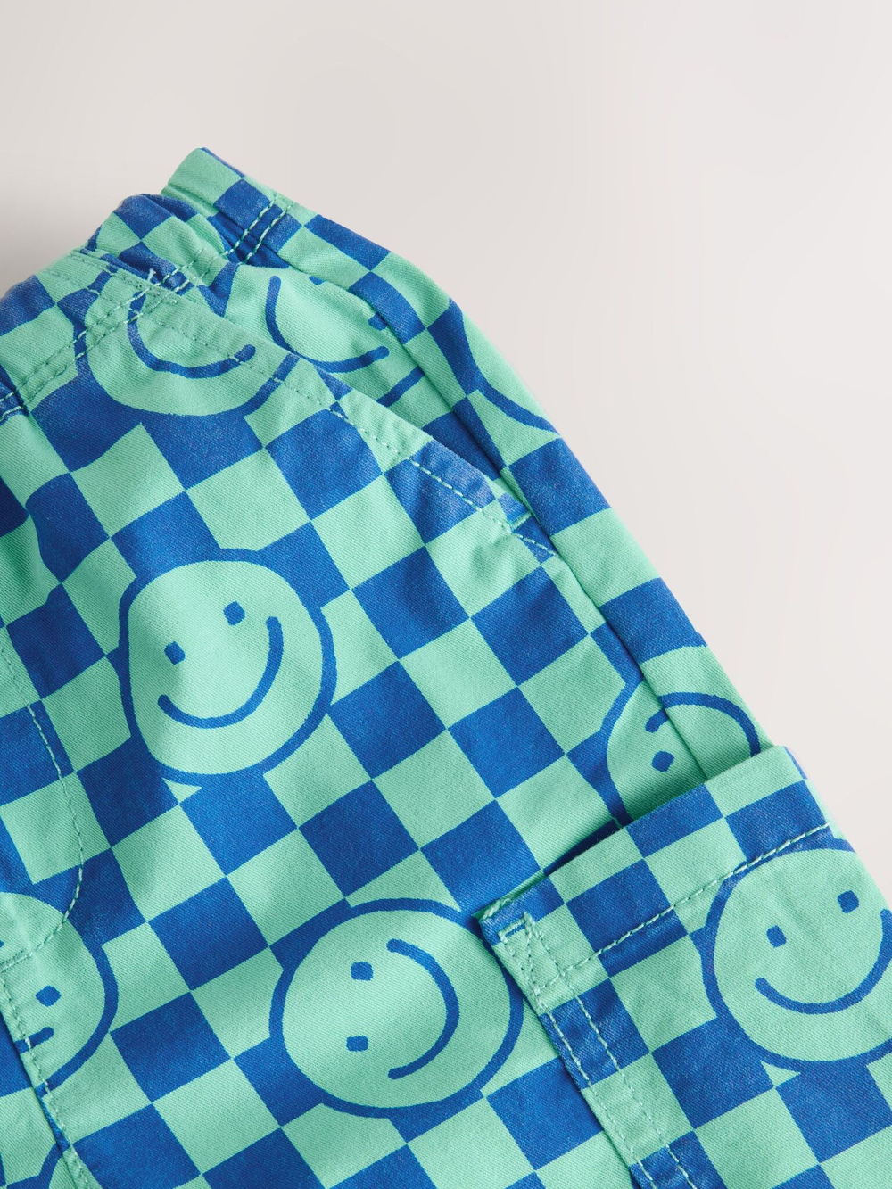 Брюки для мальчика Next AB8-361, Синий, Мятный