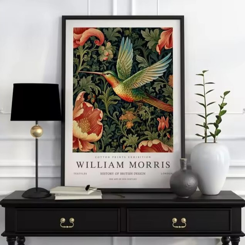 Постер "Птица 01" William Morris (Уильям Моррис), 30x40 см