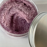 Натуральный пенный скраб "Чёрная малина и ваниль" 300 гр