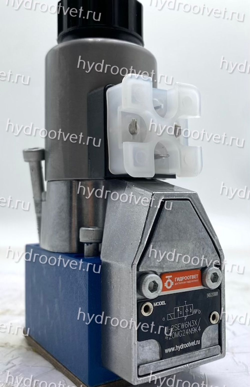 M-2SEW6N3X/420MG24N9K4 - Гидрораспределитель седельного типа Ду 6 с электроуправлением на 420 бар, схема N