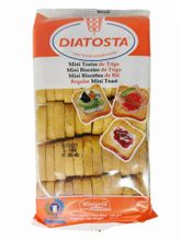 Мини-тосты пшеничные Diatosta Regular Mini 120 г x 4 шт