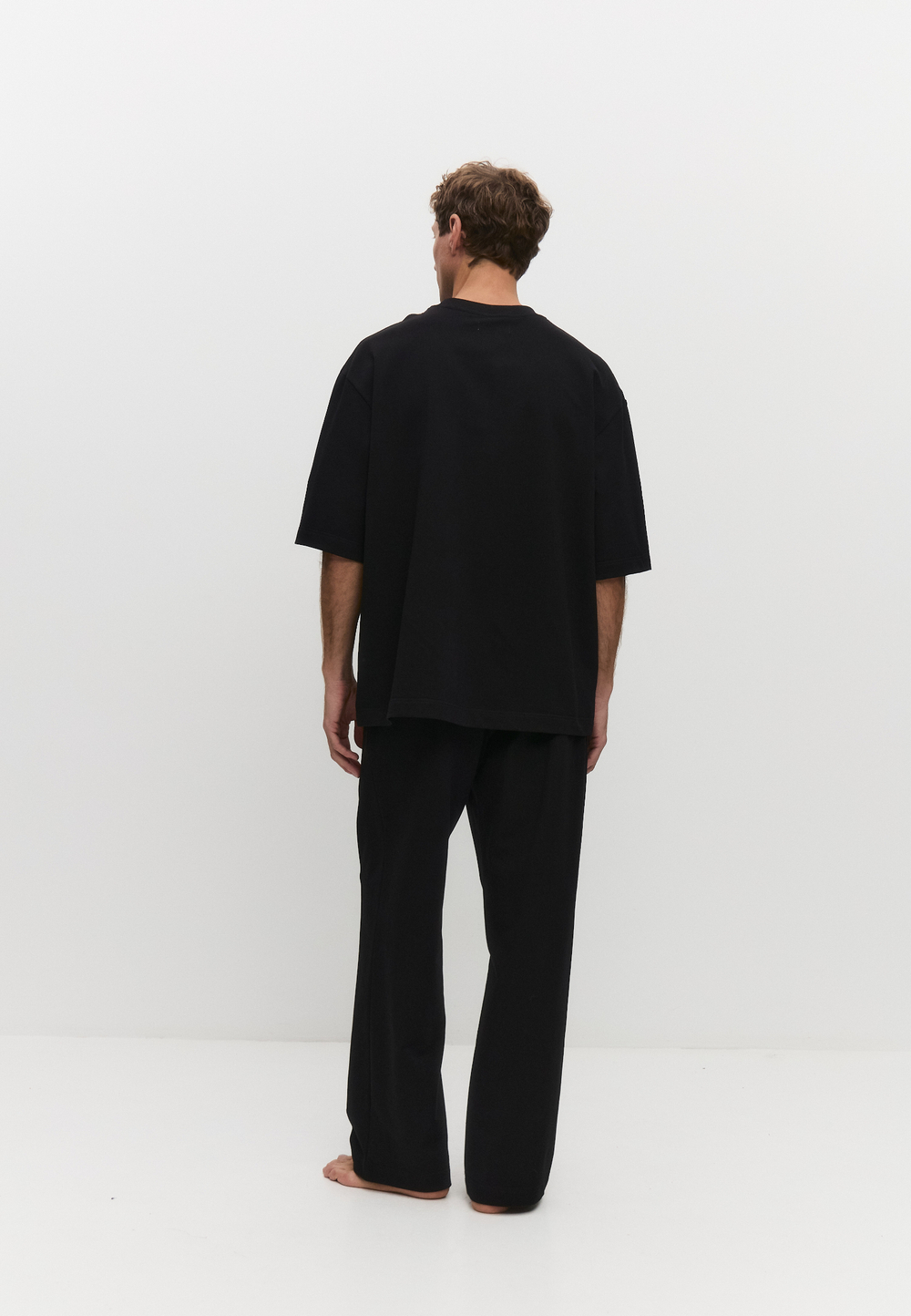 Пижама домашний костюм оверсайз Гарри Черный